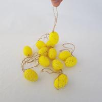 Kit Com 12 Ovinhos De Páscoa Amarelo - 5