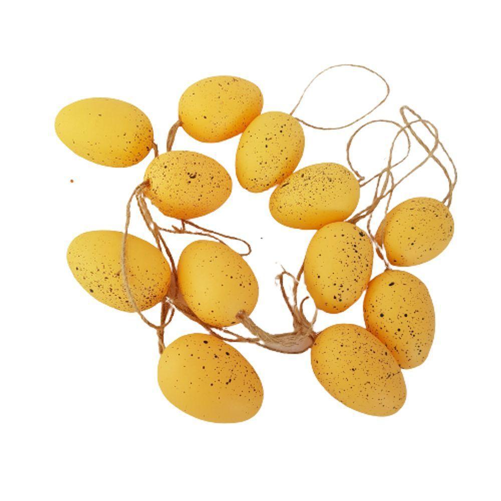 Kit Com 12 Ovinhos De Páscoa Laranja - 1