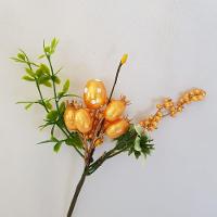 Mini Buquê Flores Artificiais Com Ovinhos 22cm - 4