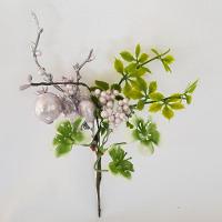 Mini Buquê De Flor Com Ovinho De Páscoa 25cm