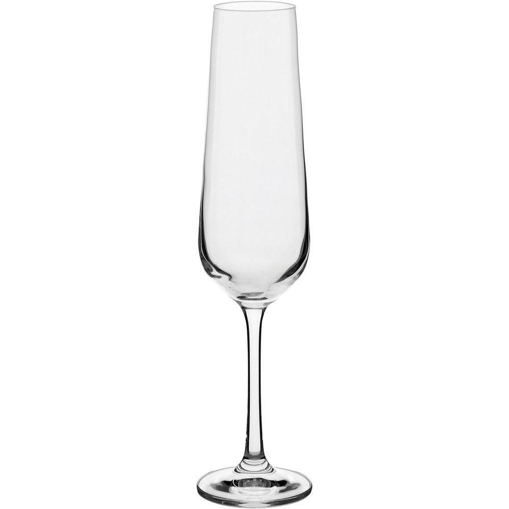 Bohemia Sandra Taça Champanhe 25X6X6Cm 200Ml Cristal Transp 6Pç - 1