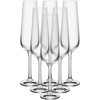 Bohemia Sandra Taça Champanhe 25X6X6Cm 200Ml Cristal Transp 6Pç - 2