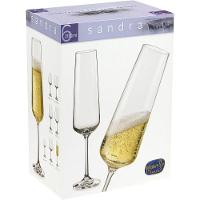 Bohemia Sandra Taça Champanhe 25X6X6Cm 200Ml Cristal Transp 6Pç - 3