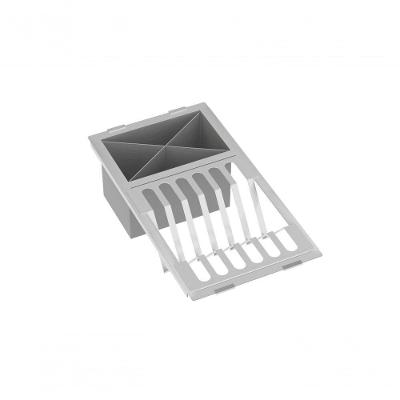 Escorredor Porta Talher/prato Quadratino Gourmet 1100 Aço Inox - Debacco