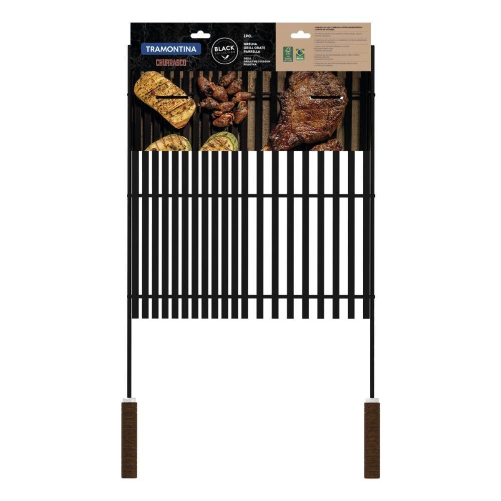Grelha Tramontina Churrasco Black Em Aço Carbono Nitrocarbon - 6