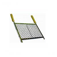 Grelha Retangular Para Churrasqueira Em Aço Inox 60X50Com - 2