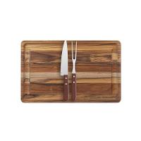 Kit Churrasco Tábua De Carne Com Garfo E Faca - Stolf - 1