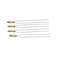 Espeto Duplo para Carne de Churrasco 45 Cm - 2