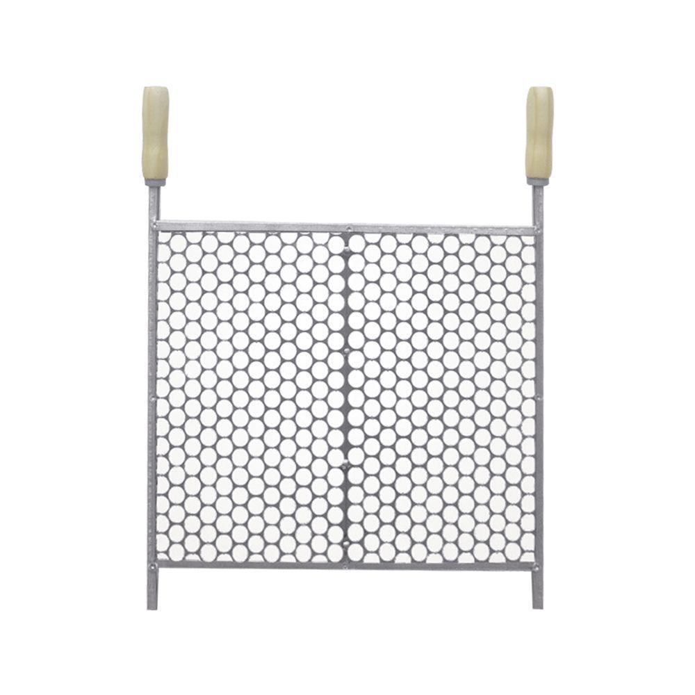 Grelha Para Churrasqueira Moeda De Inox 50x40 Perfil Galvanizado - 1