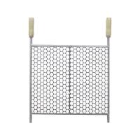 Grelha Para Churrasqueira Moeda De Inox 50x40 Perfil Galvanizado - 1