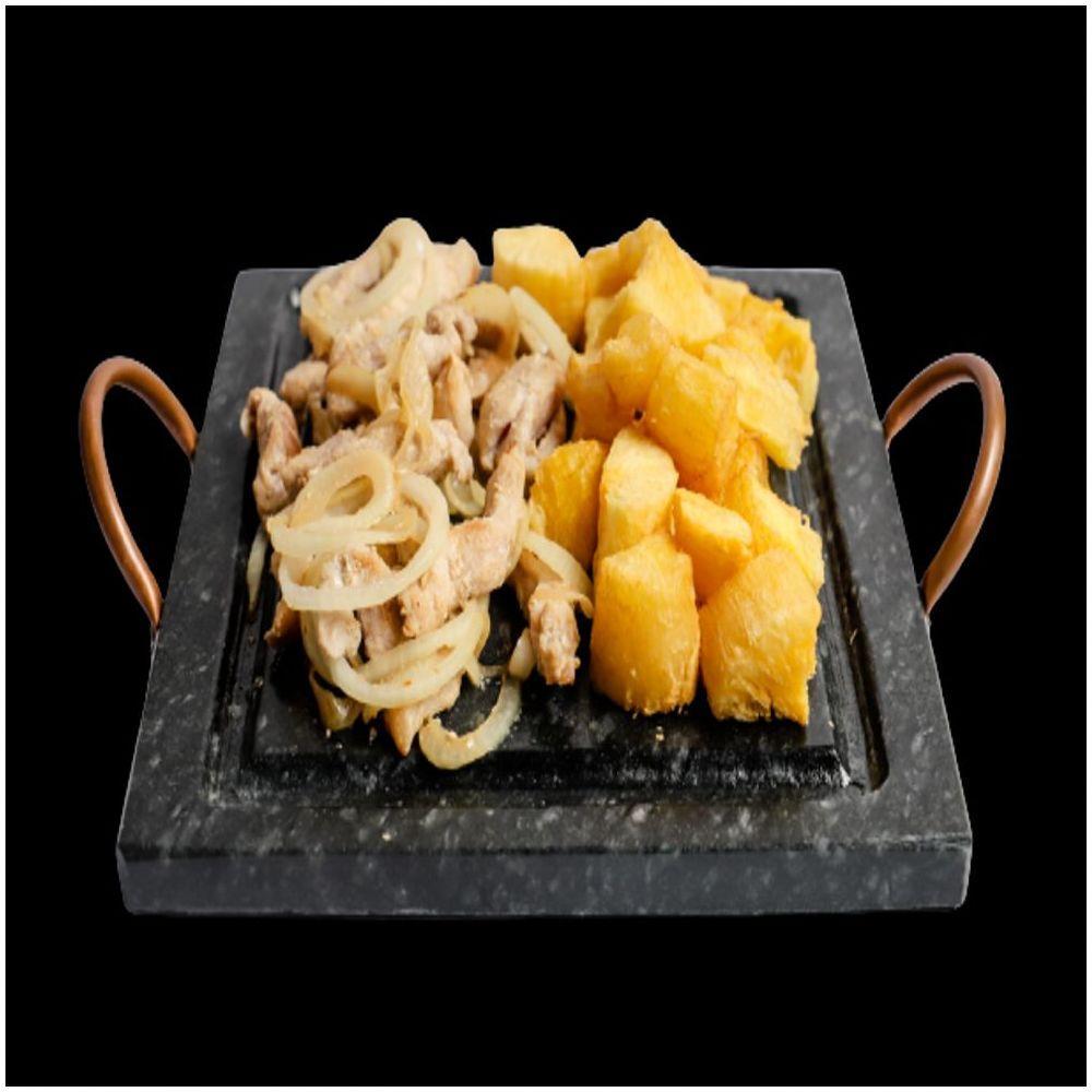 Kit Grelhas Para Carnes Servir Porção Pedra Sabão P E G - 2