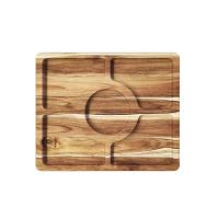 Petisqueira De Madeira Retangular Com 5 Divisões - Stolf - 1