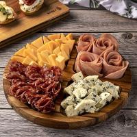 Petisqueira De Madeira Redonda Com 4 Divisões - Stolf - 3