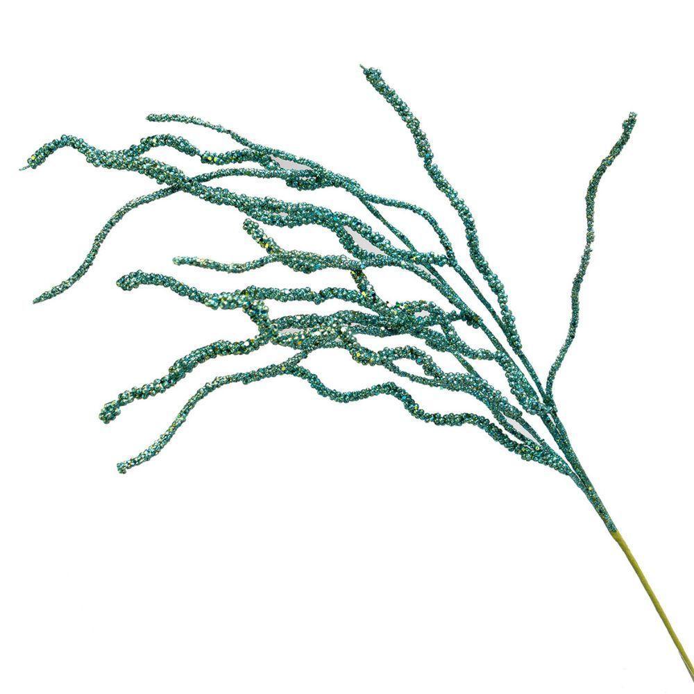 Galho Silicone Azul 80cm Kit C/ 3 - 1