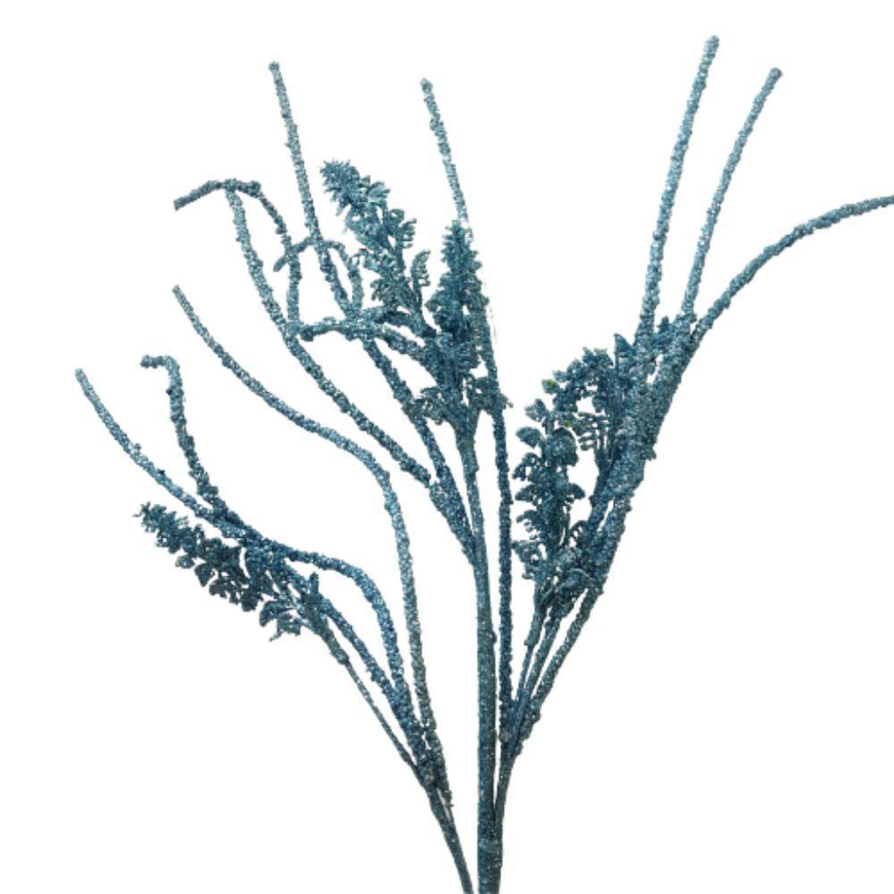 Galho Silicone Azul 80cm Kit C/ 3 - 3