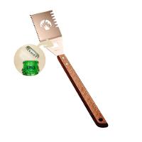 Espátula Multifuncional Com Serrilha Churrasco Em Aço Inox E Cabo De Madeira 48cm Eci2 - Tramontina - 1