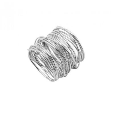 Conjunto De 4 Aneis Para Guardanapo Em Aço 4Cm Lyor