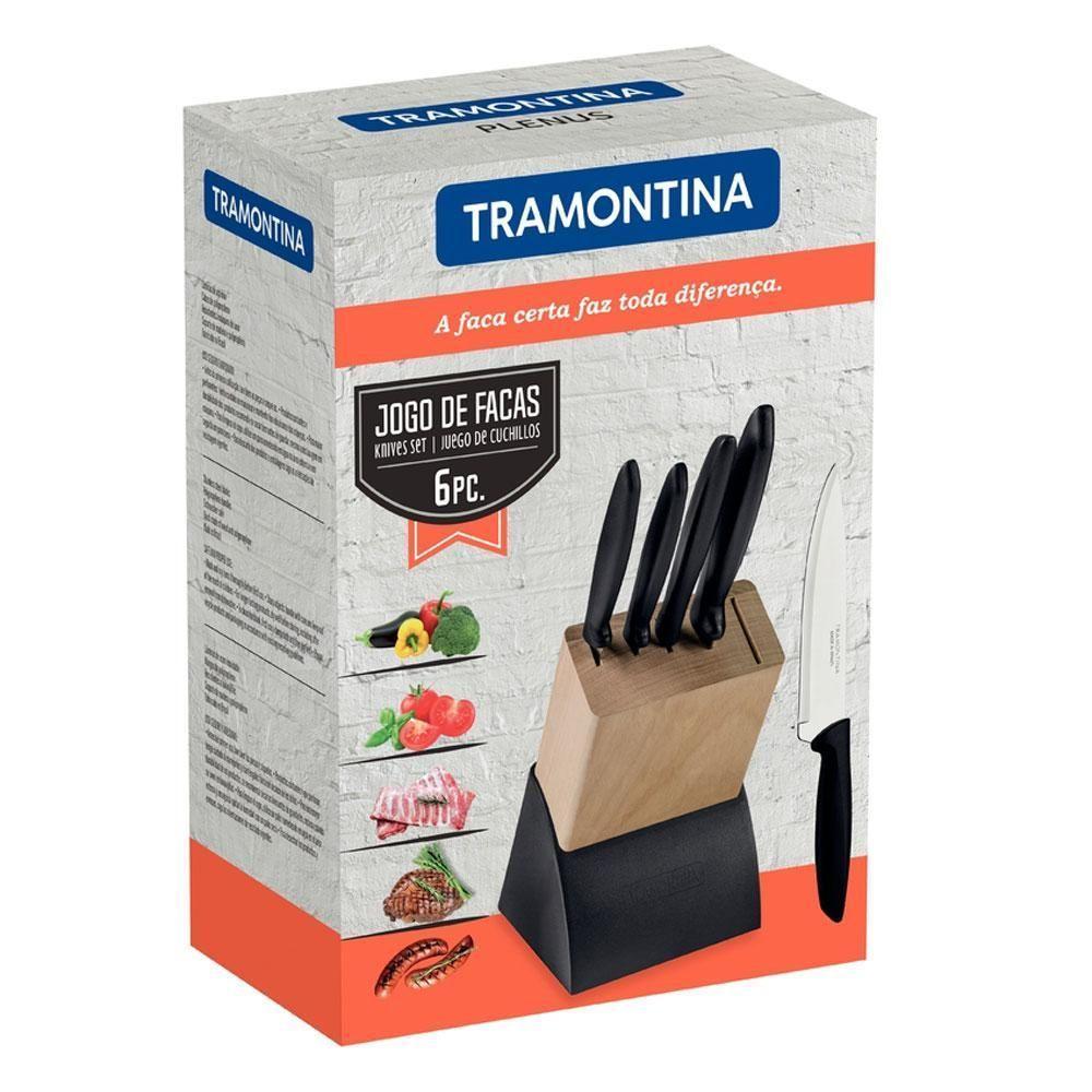 Kit - Faqueiro Plenus 6 Peças + 1 Faca Profissional Century Santoku 7 Pol - Tramontina - 2