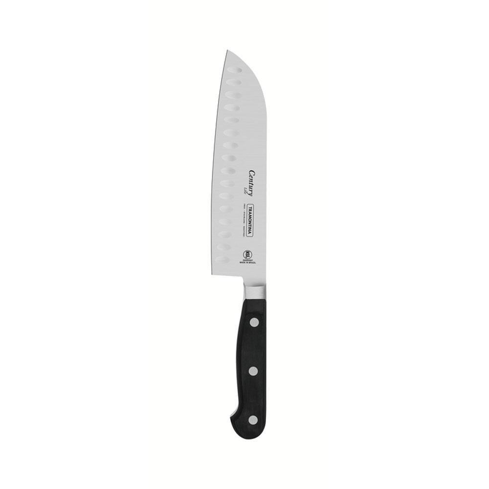 Kit - Faqueiro Plenus 6 Peças + 1 Faca Profissional Century Santoku 7 Pol - Tramontina - 7