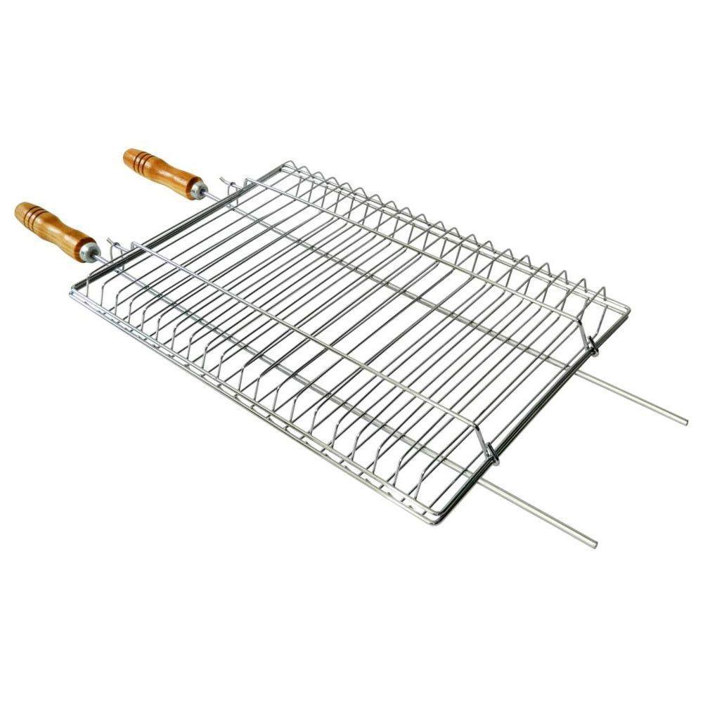 Grelha Quadrada Com Tampa Gt106 Estrutura Aço Cromado - 1