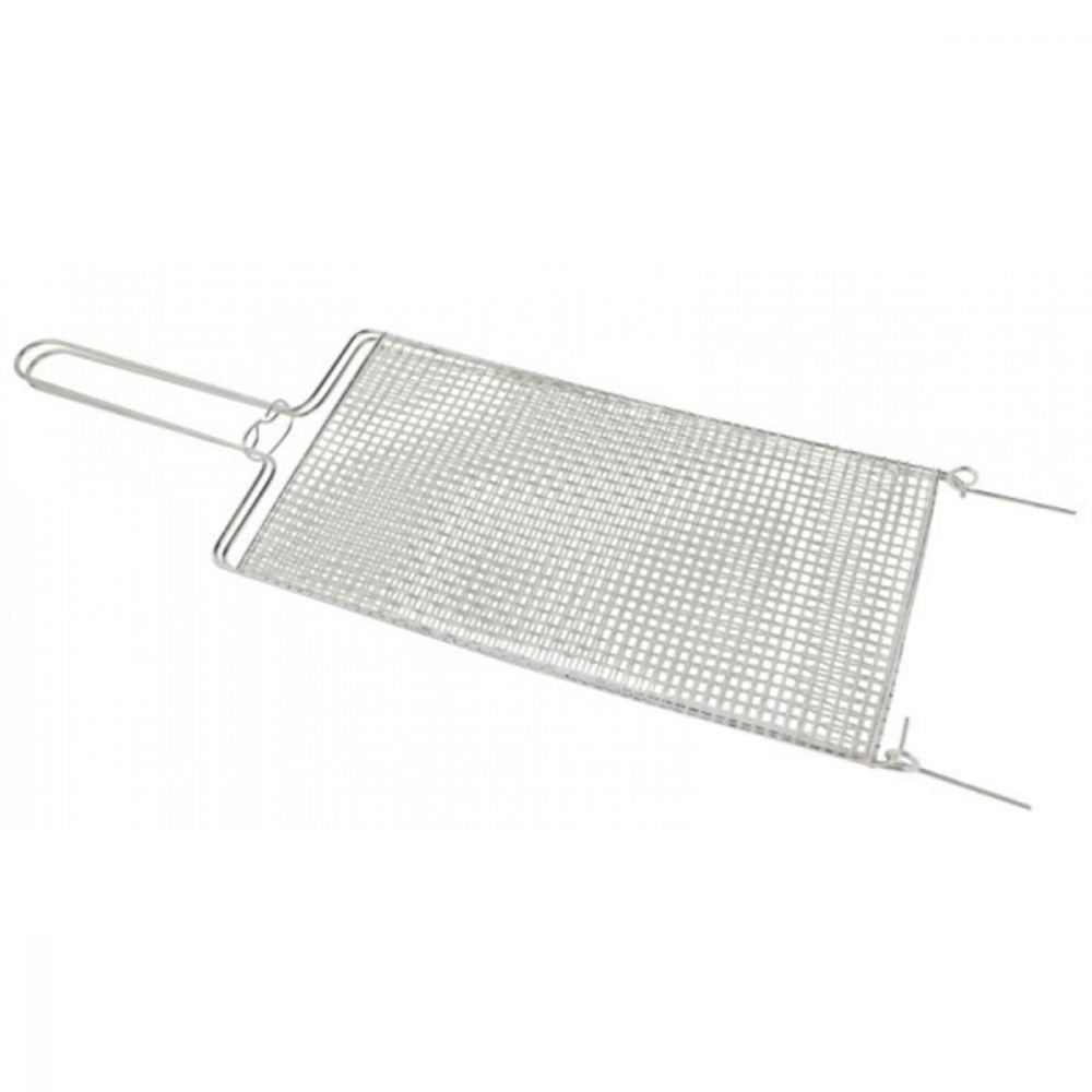 Grelha Dobrável Miúdo para Churrasqueira 17x58cm - 2