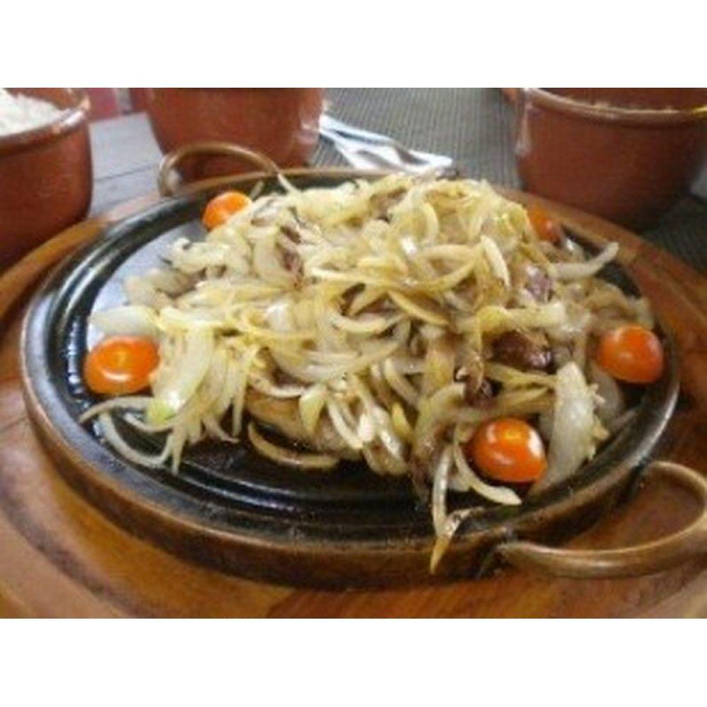 Pedra para Carnes Pedra Sabão com Alça de Cobre 36Cm - 4