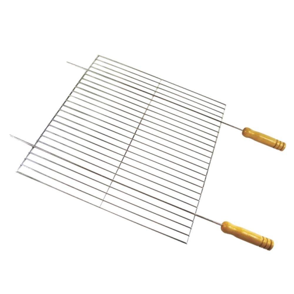 Grelha Plana Quadrada para Churrasqueira 45x75 Aço Galvanizado - 1