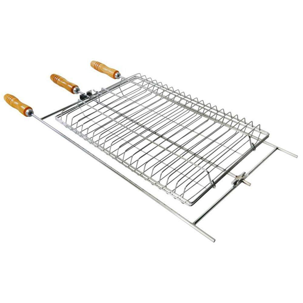 Grelha Giratória Maior Gg360G Estrutura Em Aço Cromado - 1