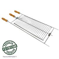 Grelha Giratoria Média Gg360M Estrutura Em Aço Cromado - 2