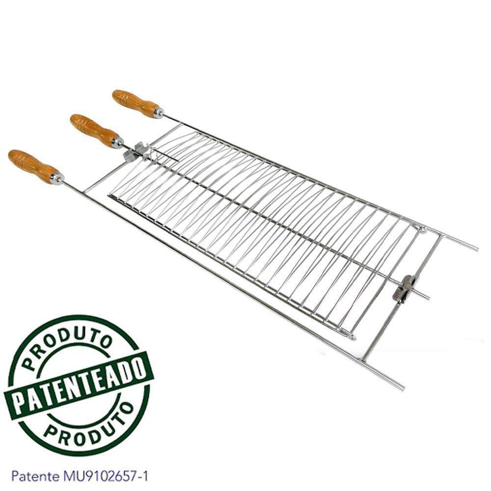 Grelha Giratoria Menor Gg360P Estrutura Em Aço Cromado - 2