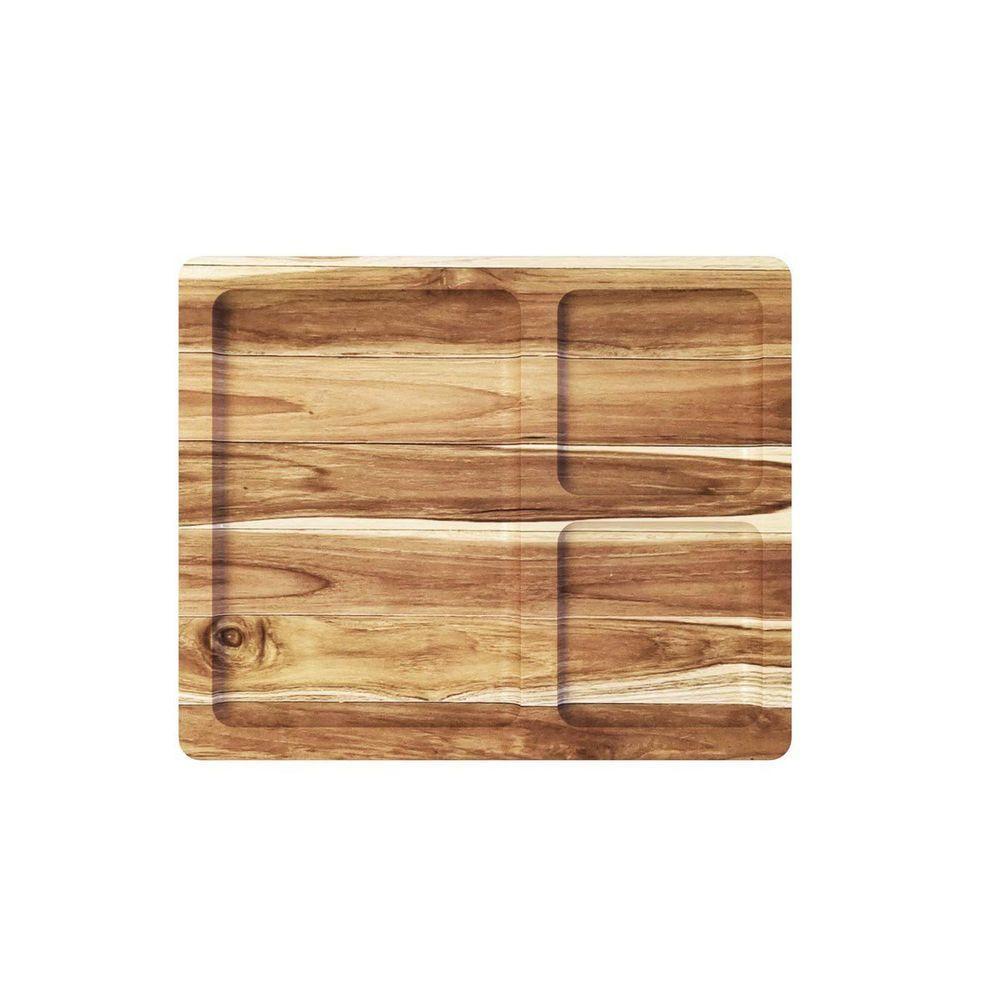 Petisqueira Teca Com 3 Divisões - Stolf - 1