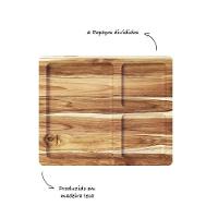 Petisqueira Teca Com 3 Divisões - Stolf - 3