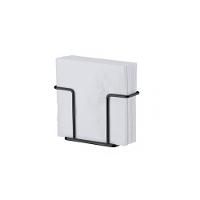 Porta Guardanapos Em Aço Carbono Caffè Future Onix - 1