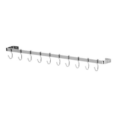 Porta Utensílios e Talheres de Parede 80cm 15 Ganchos