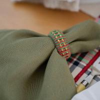 Porta Guardanapo Em Algodão Cordão Natalino Duplo Mameg - 2