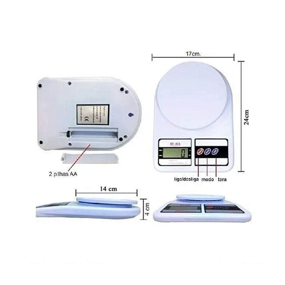 Balança Digital De Objetos Pesa 1Gr Até 10Kg Balança Para Cozinha - 3