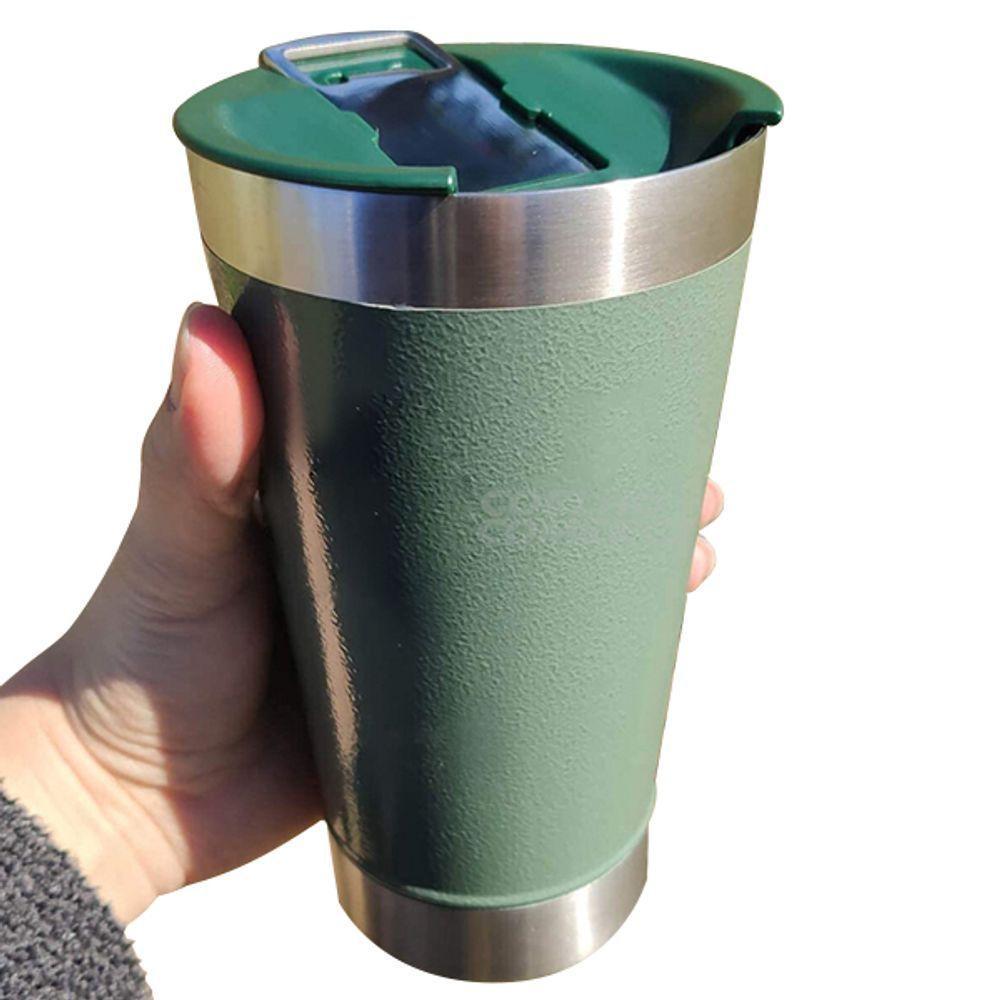 Copo Térmico Abridor 473Ml Dia Dos Namorados Verde Nº11 - 2