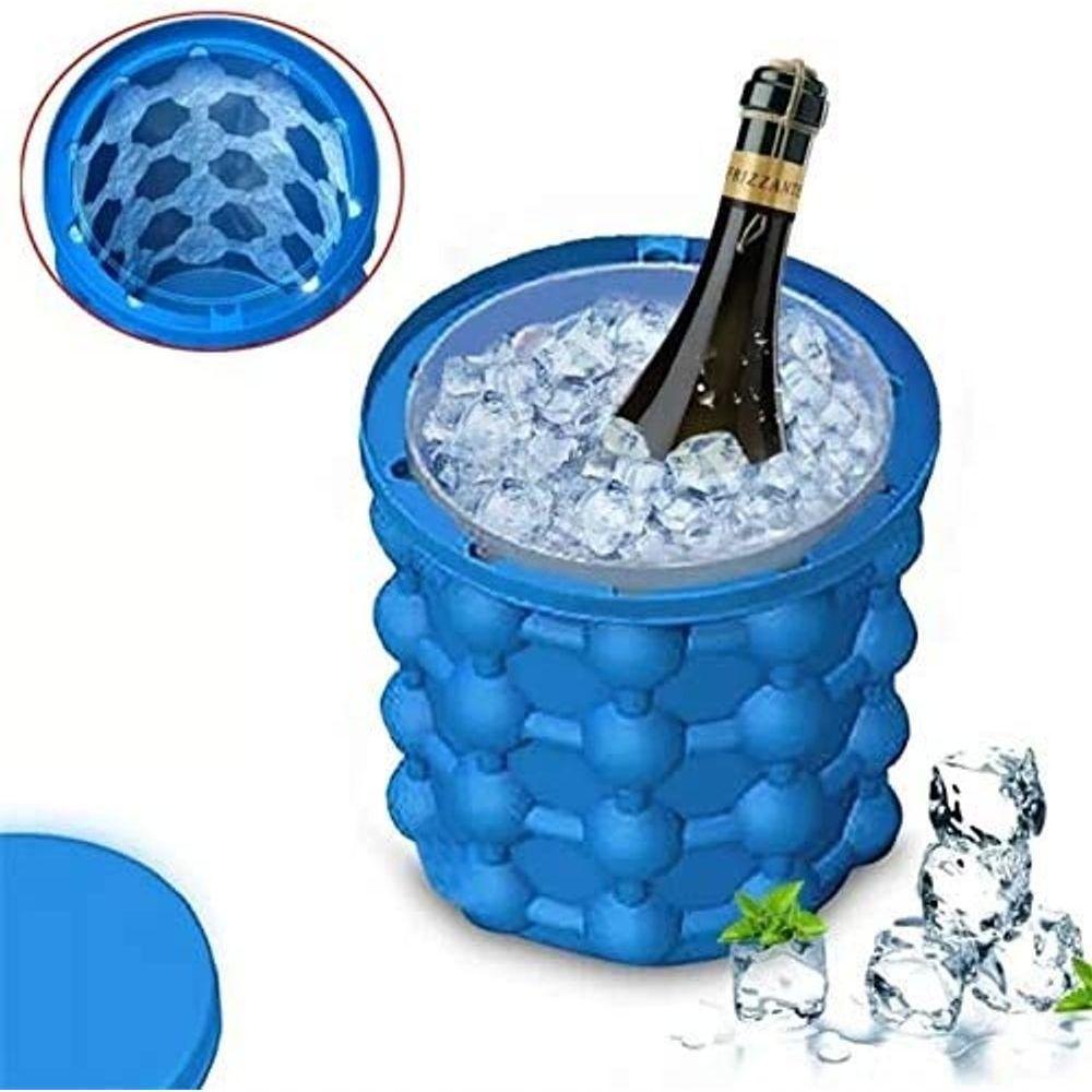 Balde Forma De Gelo Silicone Ice Magic Cube - - 1
