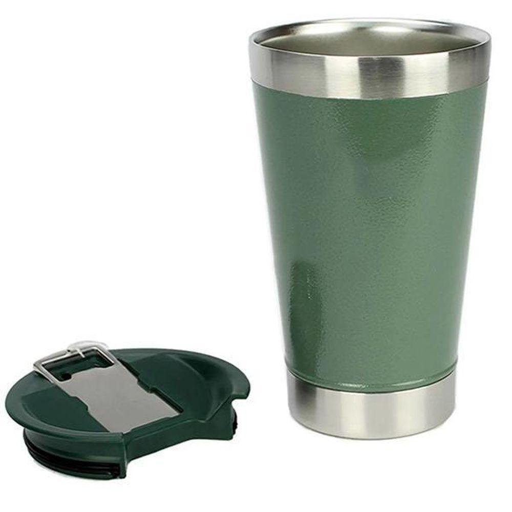 Copo Térmico Abridor 473Ml Dia Dos Namorados Verde Nº6 - 1