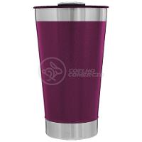 Copo Térmico C/ Tampa E Abridor 473Ml Inox - Roxo - 6