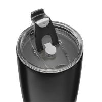 Copo Térmico Wolff Aço Inox Parede Dupla Com Tampa Preto 600ml - 4