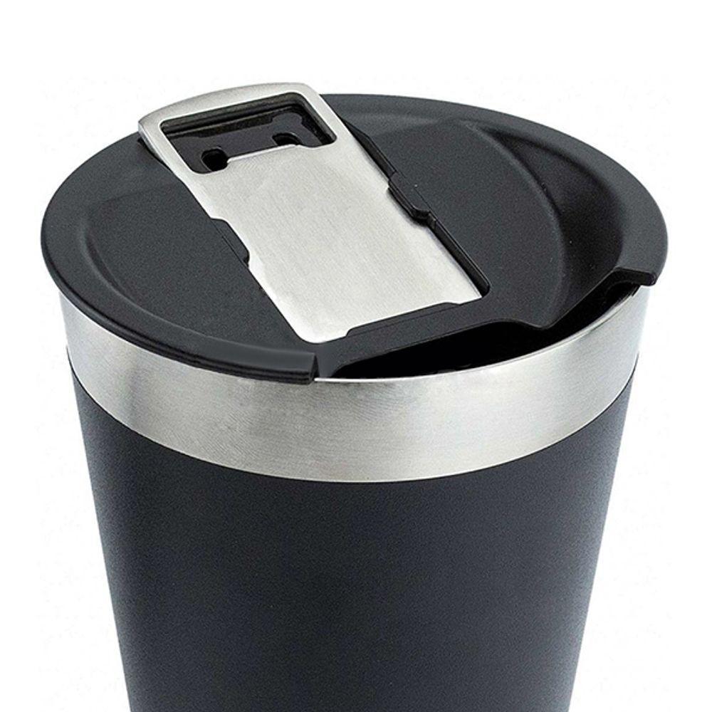 Copo Térmico Abridor 473Ml Dia Dos Namorados Preto Nº2 - 8