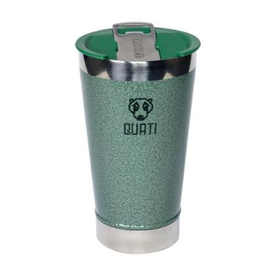Copo Térmico Quati Com Abridor 473Ml Verde - Cva473