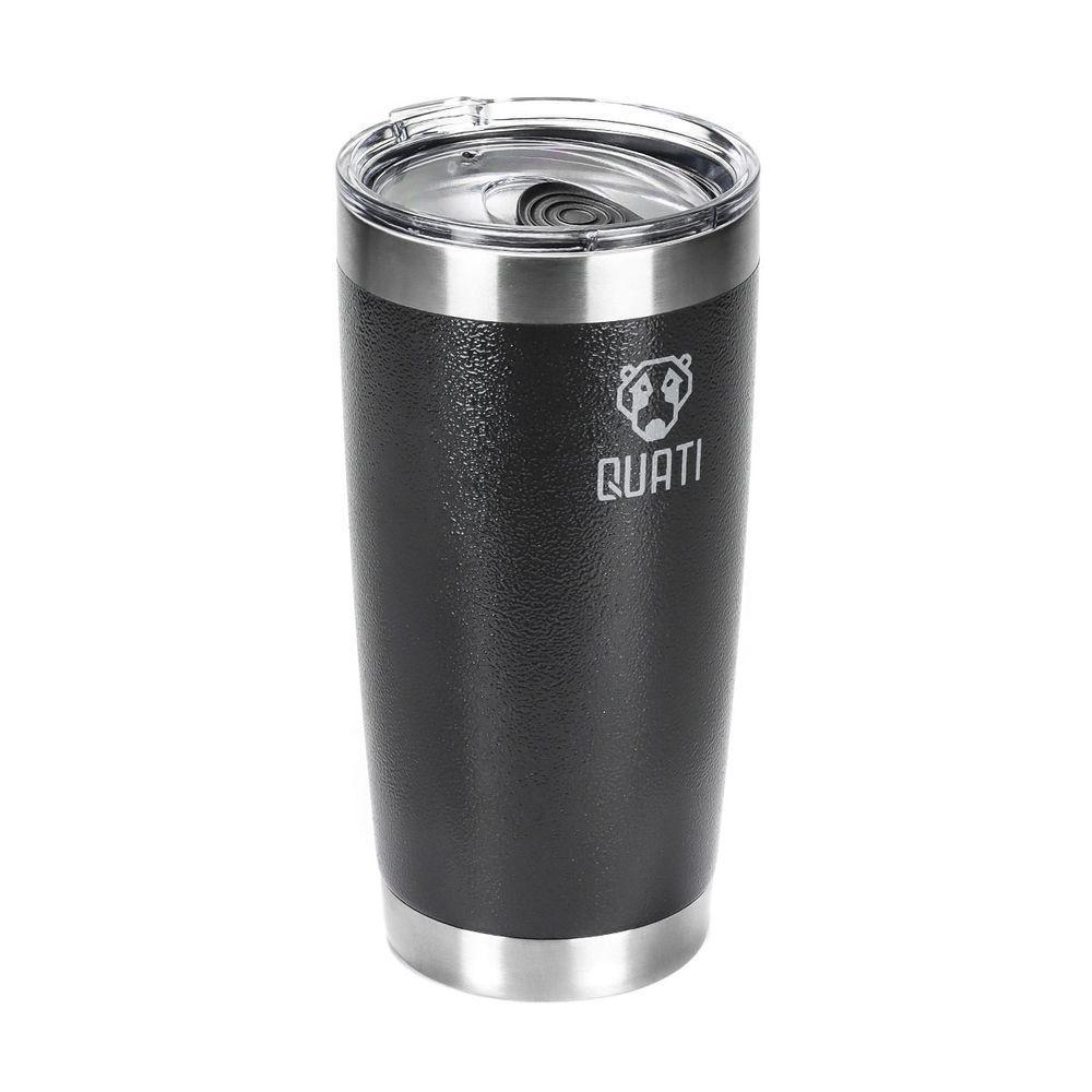 Copo Térmico Quati Com Tampa 591Ml Preto - Cpct591 - 1