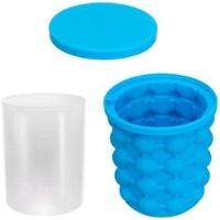 Forma Para Gelo Com Balde Ice Cube Azul Faz 40 Cubos De Gelo Azul - 2