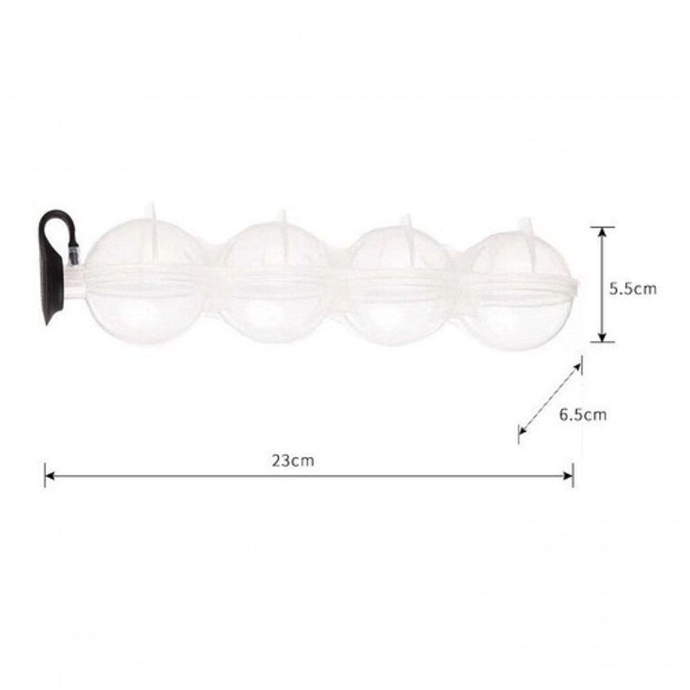 Forma De Gelo Redonda 4 Bolas De Gelo Em Formato De Esfera - 3