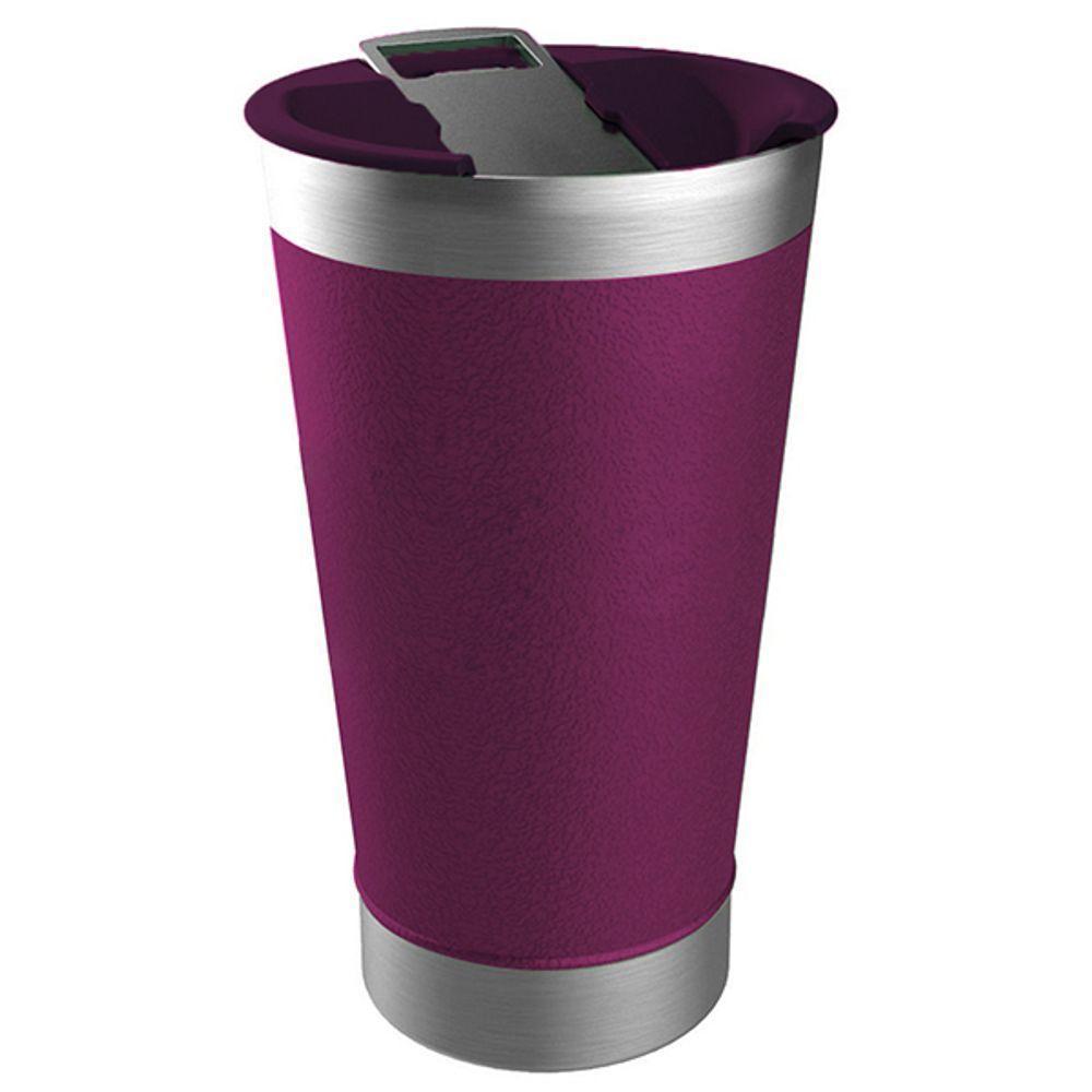 Copo Térmico Abridor 473Ml Dia Dos Namorados Roxo Nº3 - 2