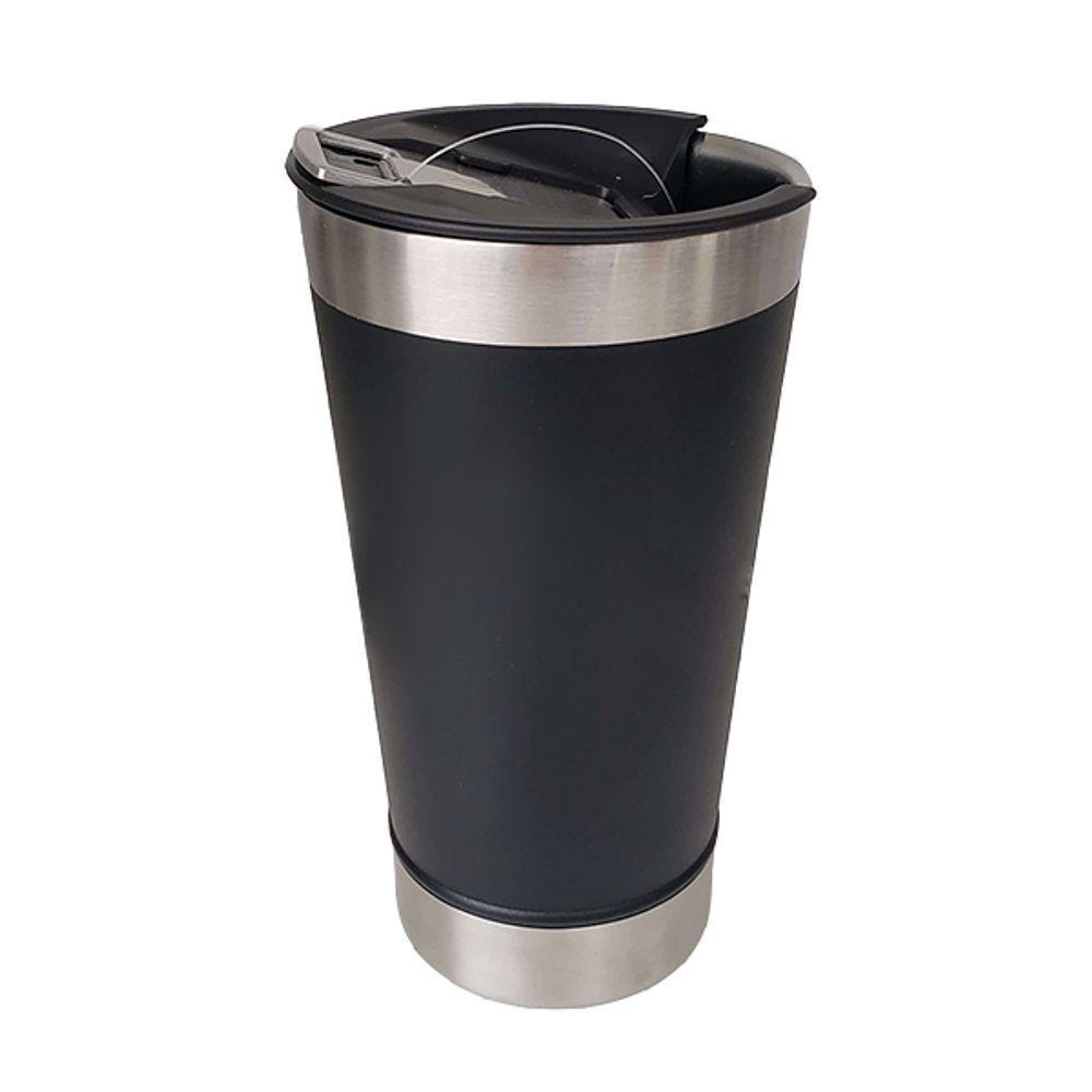 Copo Térmico Abridor 473Ml Dia Dos Namorados Preto Nº8 - 2