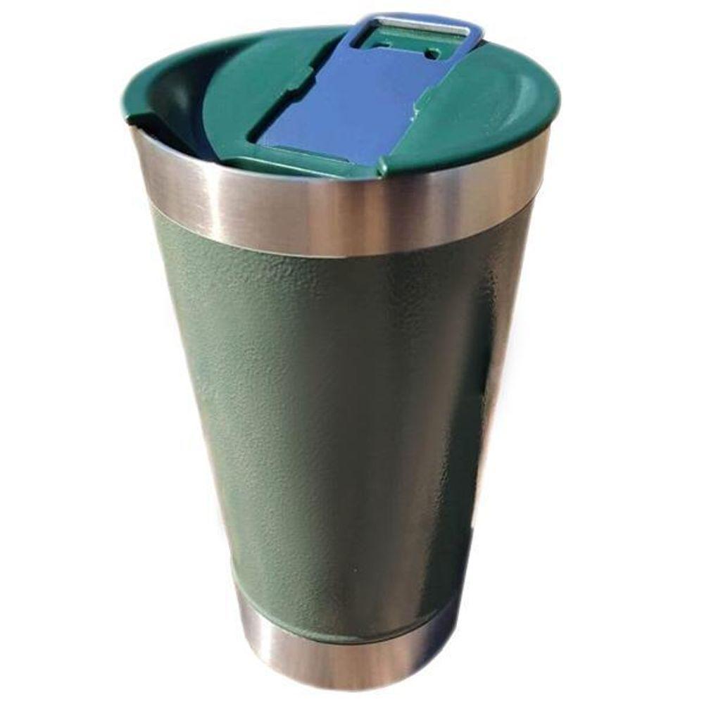 Copo Térmico Abridor 473Ml Dia Dos Namorados Verde Nº10 - 1