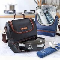 Bolsa Térmica Com 2 Compartimentos For Men Jacki Design Preto/marrom - 4